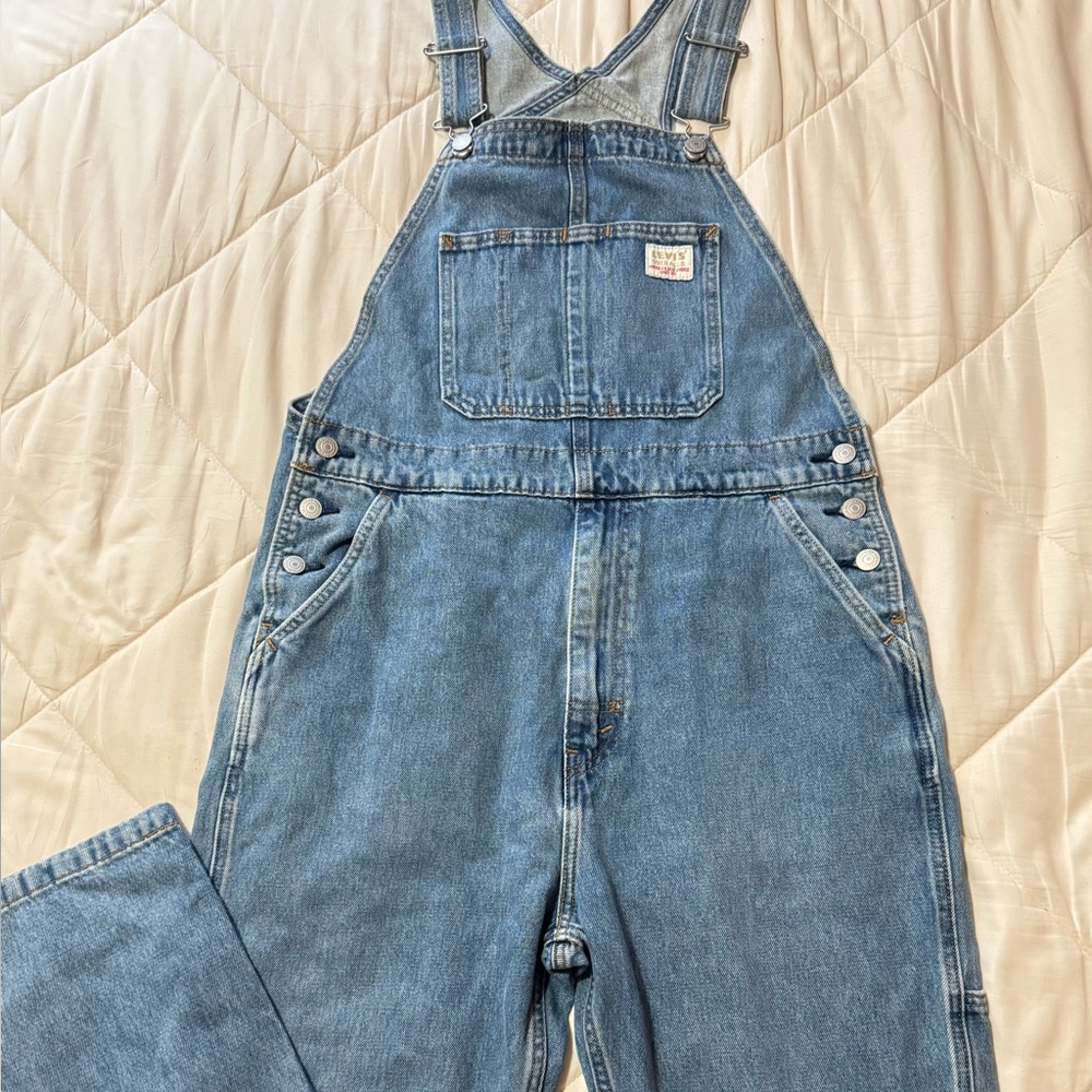 Levi's Blue Denim Overalls
